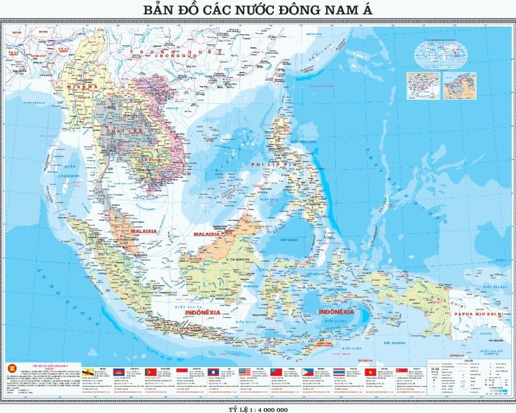 Bản đồ du lịch Đông Nam Á