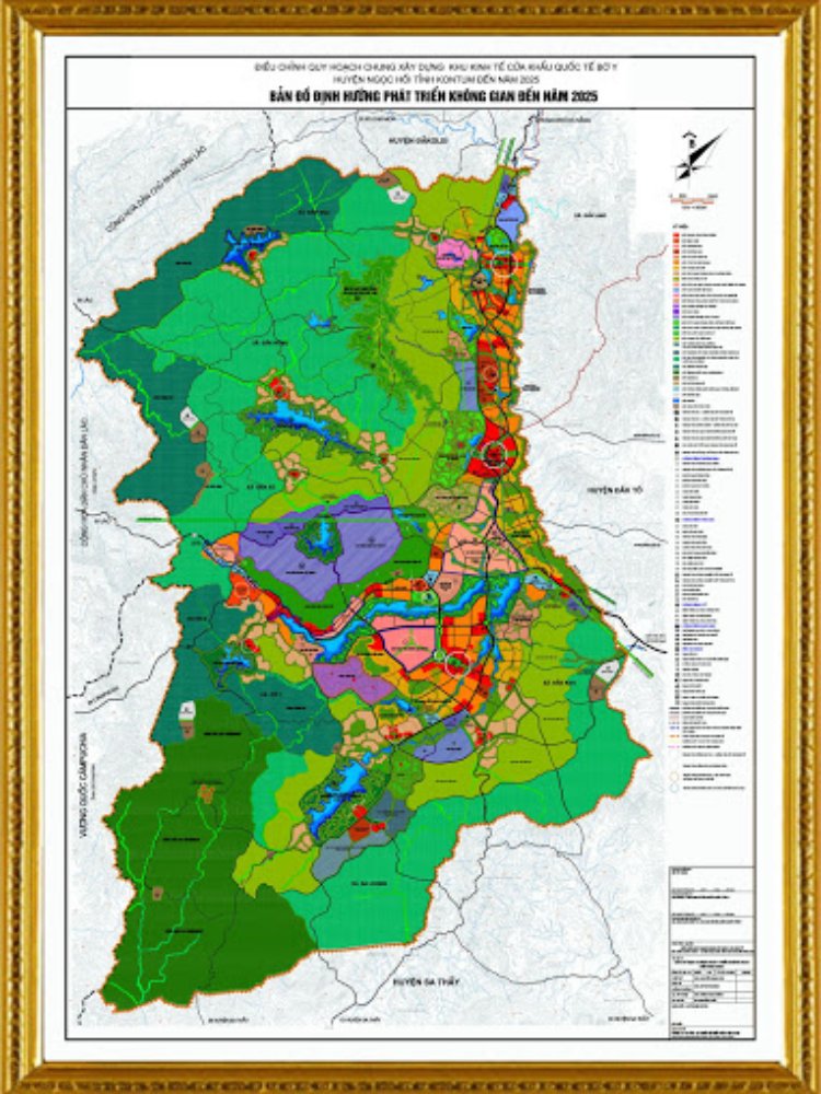 Bản đồ sử dụng đất tại Kon Tum 