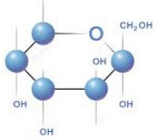 cấu tạo phân tử của fructozo mạch vòng