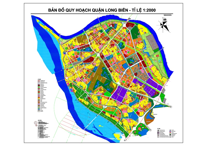 Bản đồ quy hoạch Quận Long Biên năm 2022