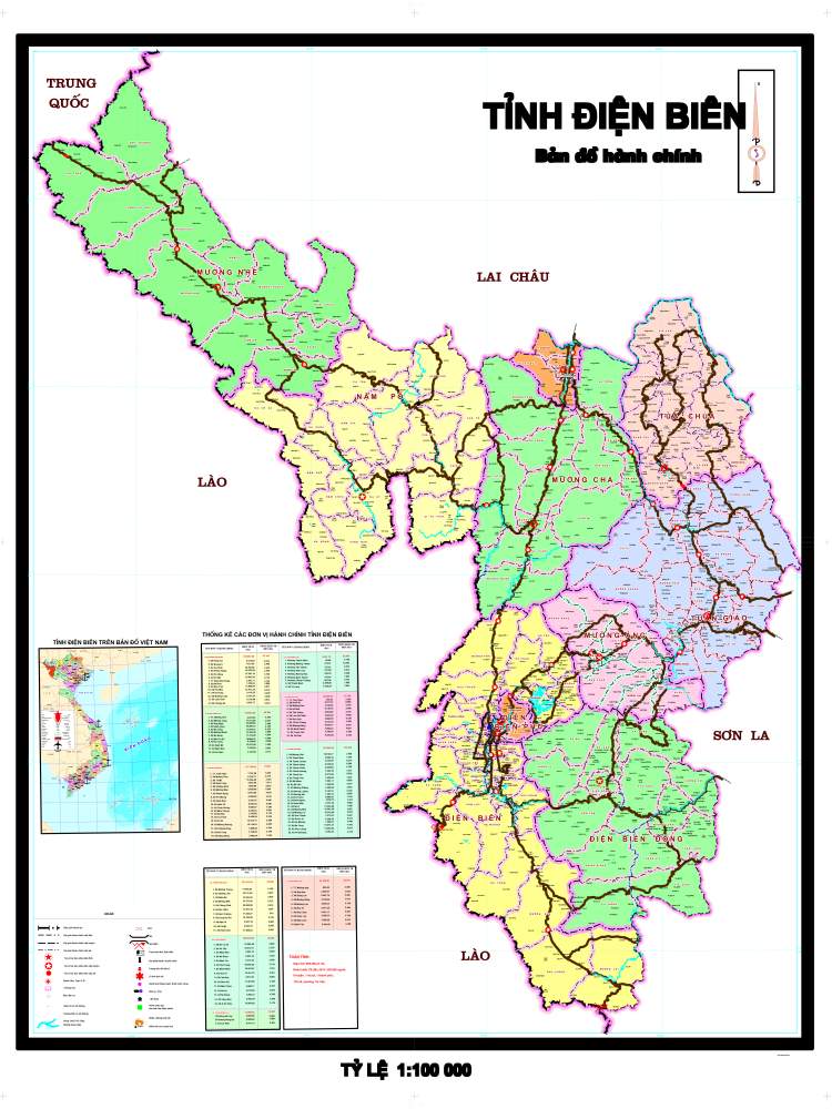 Bản đồ du lịch Điện Biên năm 2022