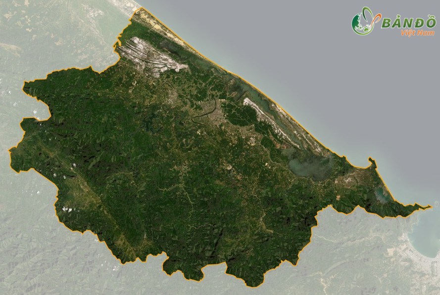 Bản đồ tỉnh Thừa Thiên Huế trên vệ tinh