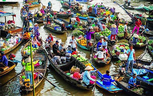 Địa điểm du lịch chợ Nổi Tiền Giang – Nét văn hóa đặc sắc