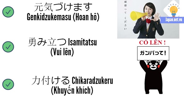 Cố lên tiếng Nhật là gì, các từ mang nghĩa cổ vũ khích lệ trong tiếng Nhật