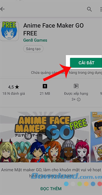 Hướng dẫn tạo avatar hoạt hình Anime trên điện thoại  Trường Mầm Non Ánh  Dương