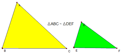 tam giác đồng dạng và các trường hợp đồng dạng của tam giác thường