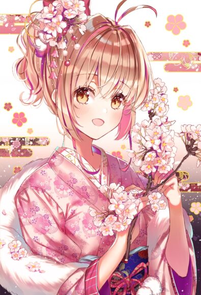 hình vẽ Sakura xinh đẹp