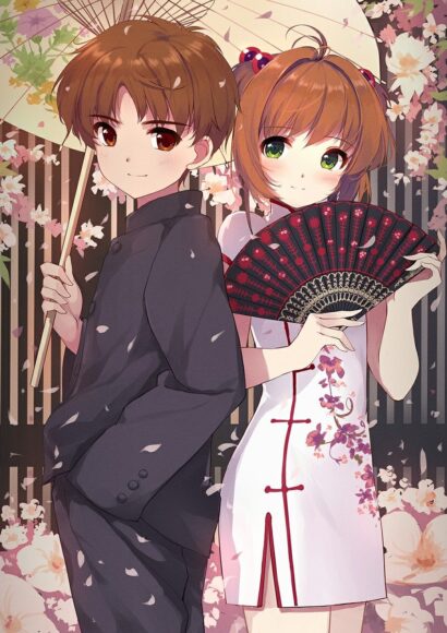 hình ảnh sakura và li chibi cute