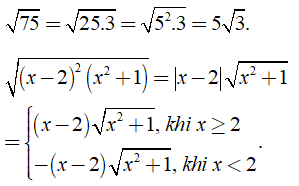 Lý thuyết: Biến đổi đơn giản biểu thức chứa căn thức bậc hai