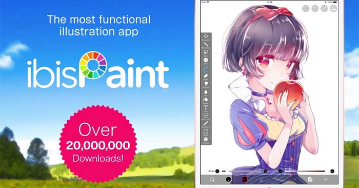 ibisPaint là ứng dụng vẽ tranh hàng đầu trên mobile hiện nay