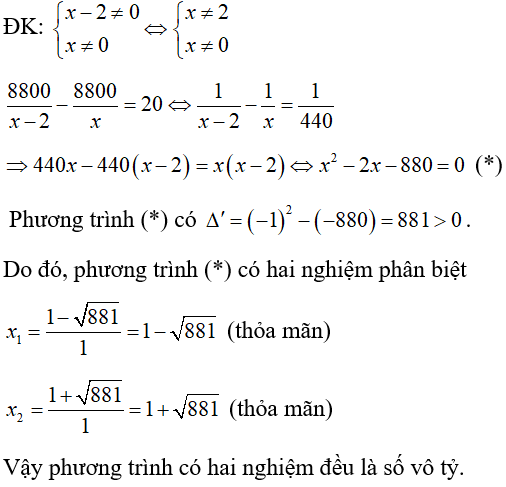 Cách giải phương trình chứa ẩn ở mẫu cực hay, có đáp án - Toán lớp 9