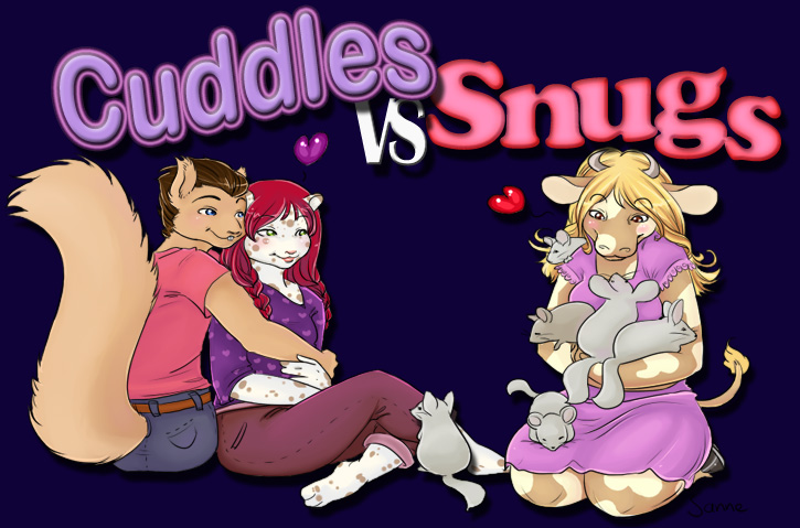 Furcadia - Cuddles vs Snugs!