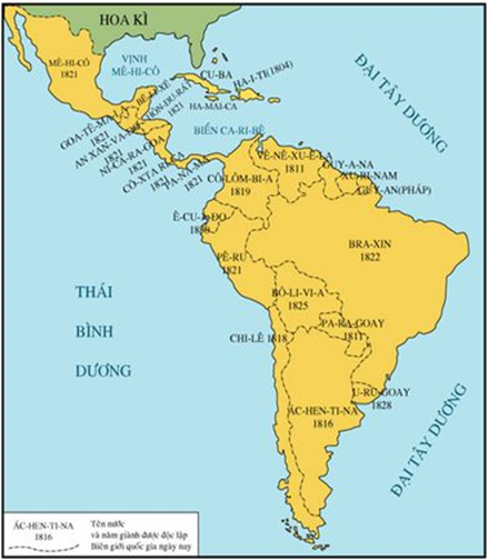 Khu vực Mĩ Latinh | SGK Lịch sử lớp 11