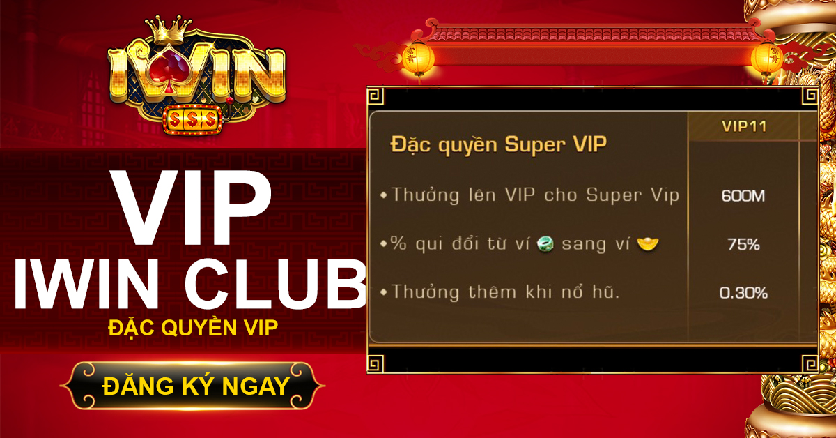 Các level Vip iWin Club - vì sao buộc phải nâng cấp VIP ở iwin